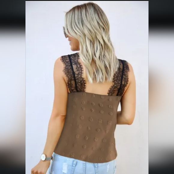 ♥️New lace swiss dot tank - Picture 8 of 13